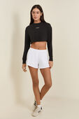 Train Natural Hand Jersey Crop LS